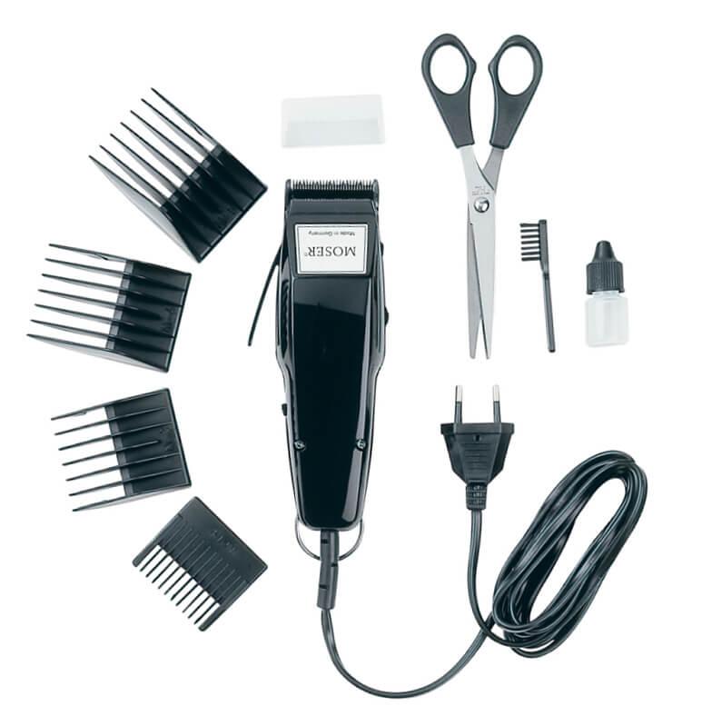 MOSER 1400, OUR POPULAR ANIMAL CLIPPER FOR THE FULL CLIPPING OF SMALL DOGS  WITH EASY COATS 1400-0075